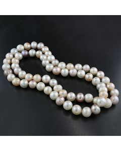 Perlenkette echte Perlen lange Kette 80 cm Länge online Webshop bestellen