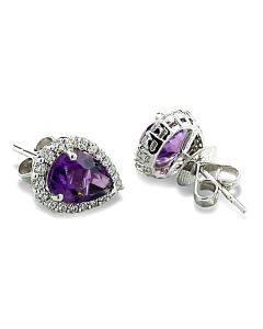 violette Ohrringe online Schmuckgeschäft Juwelier München Solln