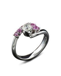 Turmalinring rosa Stein pinke Edelsteine Ring online bestellen