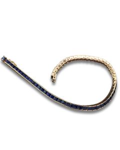 Armband kaufen blaue Edelsteine Safire Echtschmuck Webshop