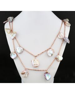 mehrfarbige Perlen Halskette