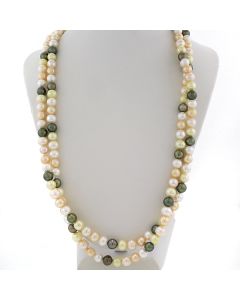 Halskette Webshop für Schmuck Perlen farbige Süßwasser Perlen online kaufen