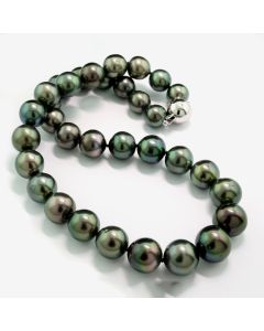 10-12 mm mehrfarbig Barock Perlen Stretch Armband