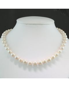 Akoya Perle Akoyaperle Akoyaperlen Zuchtperlen aus Japan Kette Halskette weiß Perlenschmuck
