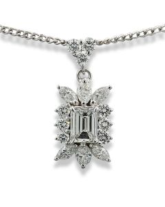 Diamant Smaragdschliff Solitärdiamant mit Gutachten online kaufen