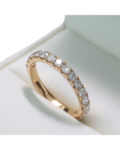 Brillant Diamant echter Schmuck online kaufen Brillantring Rotgold 18 Karat