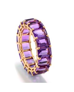 Memory Ring  Verlobungsring violette Steine Gold Echtschmuck online kaufen