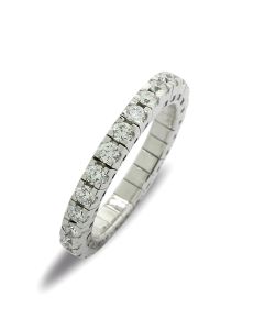 Flex-Ring anpassbare Ringgröße Brillantring Memory 18 Karat Weißgold online bestellen