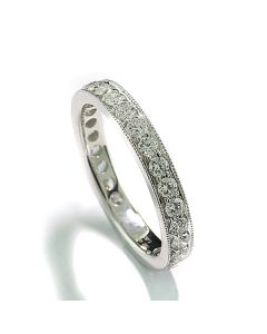 Ring Damenring Diamant Brillant 1 Karat 750er Weißgold online bestellen