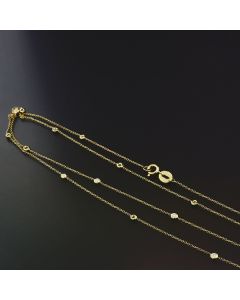 Diamantcollier Goldkette goldene Halskette Layer Halskette Layering