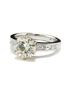 Brillantschmuck online kaufen Diamant zwei carat Solitärdiamant