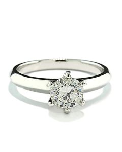 Diamant Brillant lupenrein 1 ct Einkaräter Solitaire Ring Echtheits-Garantie