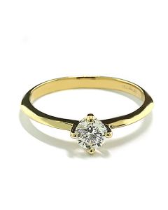Diamantring Verlobung Antrag Ring Gold Brillant