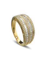 Brillant-Diamant-Ring 1,14 carat in 750 Gelbgold