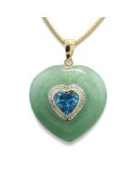 Herz grün Schmuck Jade Geschenk online kaufen