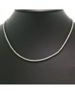 Echtschmuck online shoppen Diamantenkette weiße Diamanten Diamantschmuck Halskette