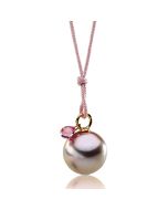 Moderner Perlenschmuck pinke Perle echte Perle 750er Gold online kaufen Schmuckgeschäft München Solln