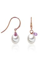 Ohrhänger Perlen weiße  Zuchtperlen Edelsteine 14 Karat Gold online kaufen