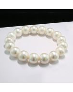 Perlenschmuck Perlarmband weiße Perlen dehnbares Armband online bestellen