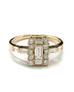 Ring Diamant Brillant moderner Diamantring online sicher bestellen