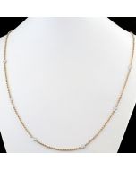 Schmuck Diamanten Halskette 18 Karat Gelbgold online kaufen