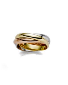 Goldene Ringe Echtschmuck Online-Shop bestellen