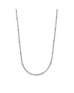 Halskette aus Gold Weißgold Collier mit Rollo Himbeermuster online kaufen