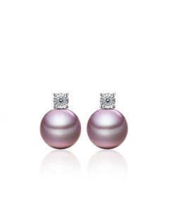 Perlenschmuck Perlen-Ohrstecker Diamanten Brillanten Ming-Perlen Süßwasserzucht-Perlen online bestellen