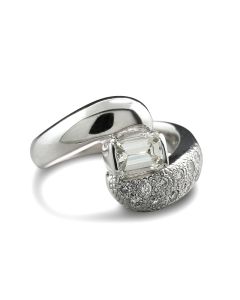 Diamantenring Platin