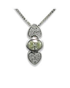 Diamanten Herzen Kette