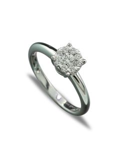 Ring Brillanten Weißgold
