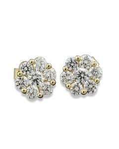Ohrringe mit Diamanten 