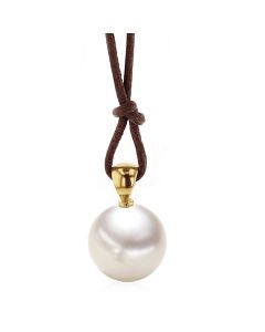 weiße Zuchtperle Gelbgold 18 Karat Perlenschmuck Anhänger online kaufen Schmuckshop