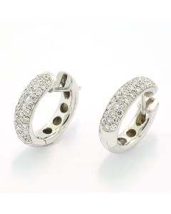 Ohrringe Brillanten 18 Karat Weißgold online kaufen Webshop für echten Schmuck München
