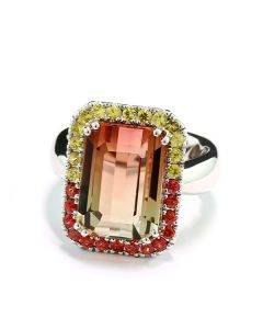 Einzelstück Echtschmuck hochwertig Echtheits-Bestätigung Ring Edelstein