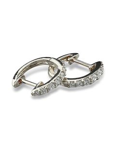 Ohrringe Schmuck online kaufen 18 Karat Weißgold Diamanten München Solln
