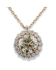 echter Diamant 3ct drei karat helles Braun