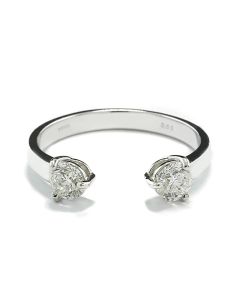 Ring Weißgold Diamanten