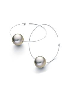 echten Perlenschmuck kaufen Juwelier Solln Tahitiperle Ohrringe Gold
