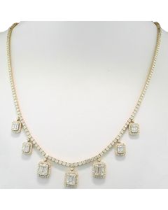 Diamantenschmuck Brillanten Ketten Echtgold hochwertiger Schmuck