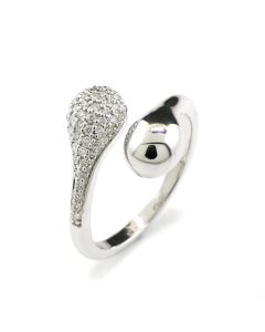 Weißgoldring Brillantring Echtschmuck