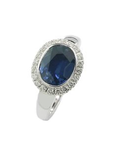 Safirring echter Schmuck online bestellen Edelsteine Gold