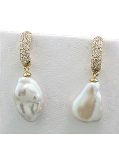 Perlschmuck Ohrschmuck Zuchtperlen barocke Formen