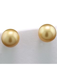 Perlen-Ohrstecker Gelbgold 750-Gold Online kaufen Südseeperle Zuchtperle