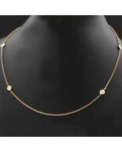 Diamantenschmuck moderner Stil Gold online kaufen Kollier