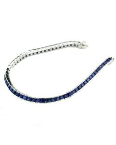 Safirarmband Saphire 18 Karat Weißgold online kaufen