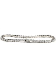 Tennisarmkette Armband Diamanten 750 18 Karat Weißgold günstig online kaufen