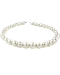 Perlenschmuck Kette Südseeperlen weiß