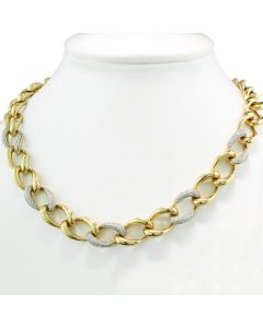 Goldkette Halskette golden massiv Gelbgold 18 Karat online bestellen