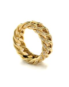 Ring  Diamant Brillant Gelbgold 18 Karat online bestellen